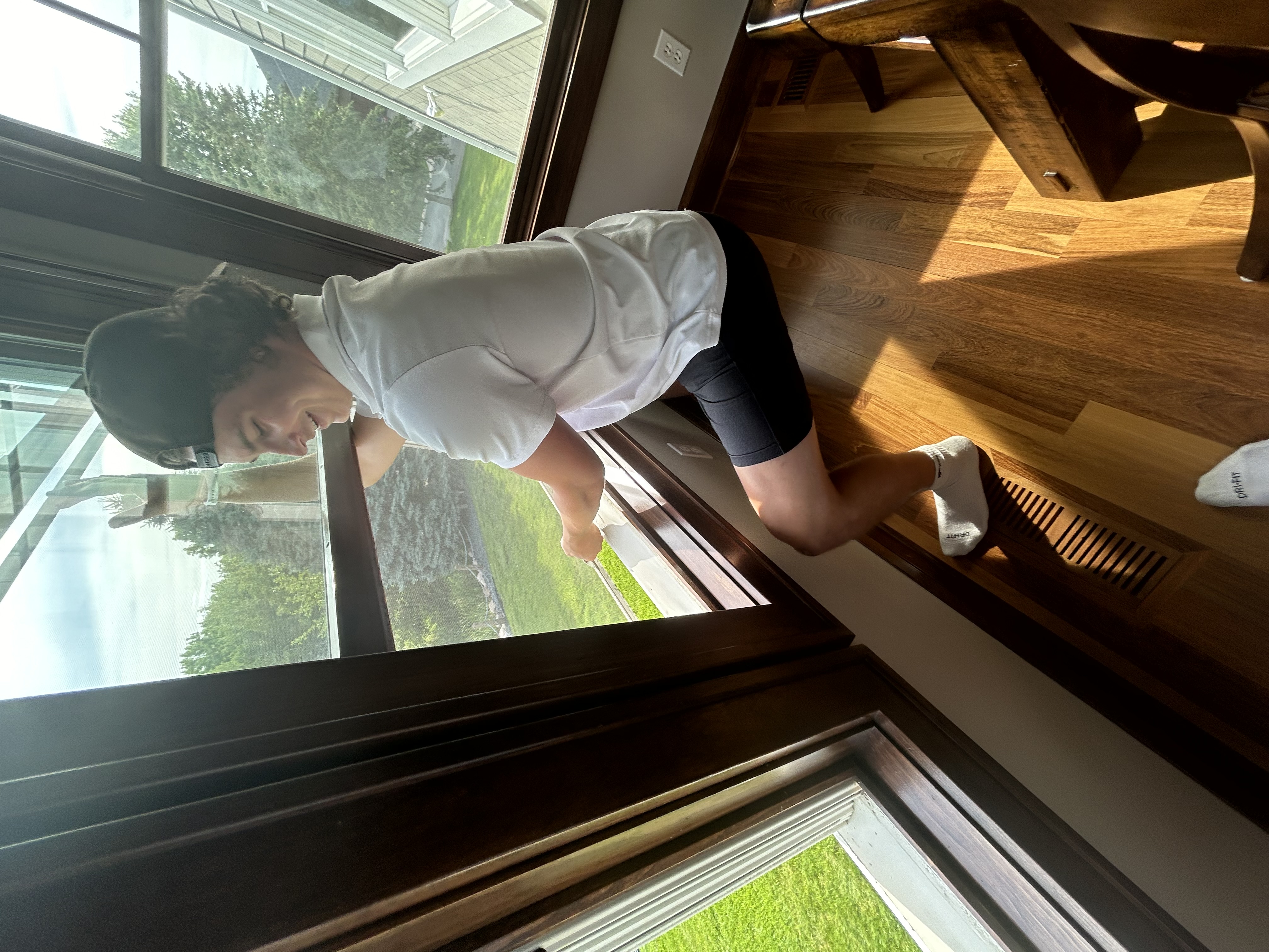 Interior window cleaning